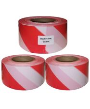 Absperrband  rot/weiß Klebeband Fladderband Warnband Security Band