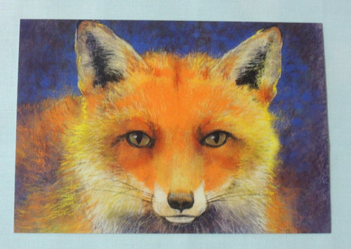 Postkarten fuchs loes - 1x,