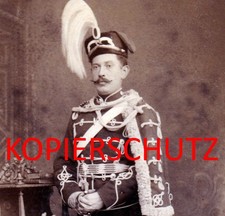 1x Foto Portrait CDV,Husaren-Regiment von Zieten (Brandenburgisches) Nr. 3,1870 
