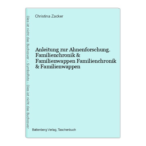 Anleitung zur ahnenforschung - zur,