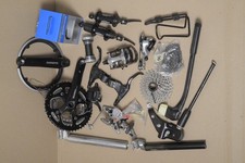 Shimano Deore und XT Gruppe 3x8 fach Hollowtech 2 fast komplett sauber