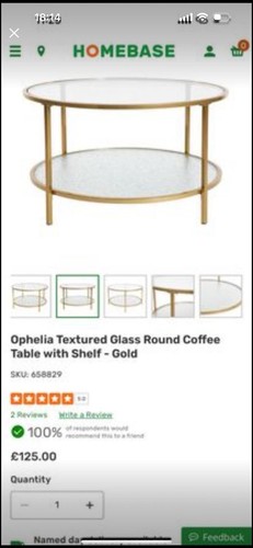 Runder glas couchtisch mit - runder,