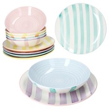 Beach Pastello Stripes 12tlg