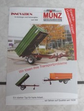 Münz Einachs- Dreiseiten- Kipper, orig. Prospekt ca. 2000er Jahre