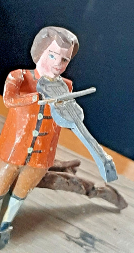 Grulicher krippe figur musiker - figur,