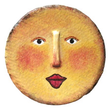 Paper Mache Wall Art Deco Folk