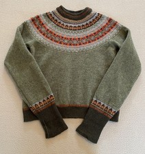 ERIBE PULLOVER GR. 6-8 FAIRISLE PASSE 100% WOLLE ALPIN SCHOTTLAND *MUST SEE DETAIL*