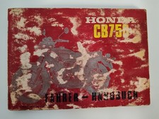 Honda CB750 four  k2  Fahrer-Handbuch 1972