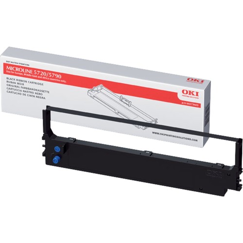 Oki farbband schwarz 44173406 - farbband,