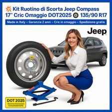 Ersatzrad Set Jeep Compass 17” Mit Hebel Gratis DOT2025  135/90 R17