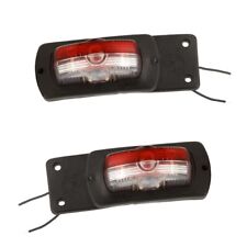 2 x Positionsleuchte 12V 24V Begrenzungsleuchten Rot Weiß Anhänger Wohnwagen LKW