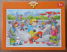 Kinder Puzzle, 112 Teile, Skaterbahn