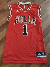 Derrick Rose Nr. 1 Chicago Bulls Adidas NBA Jersey Trikot Rot Red Gr. S 