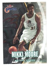 2000-01 Fleer Gametime NBA Basketball Detroit Pistons Mikki Moore