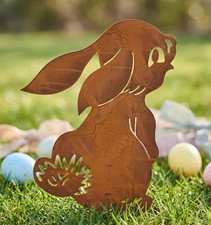 Rostiger Deko Osterhase "Hase