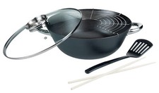 GSW Gusseisen Wok-Set /