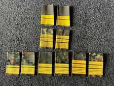 Bundeswehr Sammlung (5 Paar), Rangabzeichen Admirale der Marine als Schlaufen -