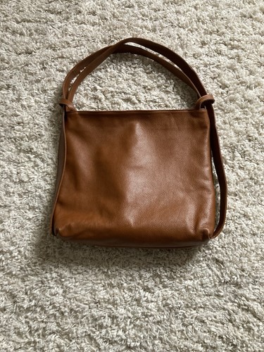 Braune leder damen tasche - braune,