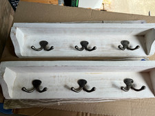 2x Vintage Garderobeleiste