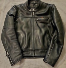 Klassische Biker Lederjacke