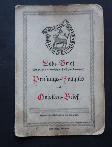 Original lehrbrief - original,