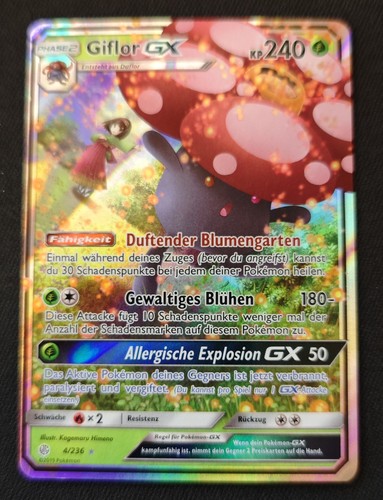Giflor 236 pokémon - giflor, gx