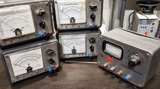 5 Stück   Voltmeter / Amperemeter / Ohmmeter ! RAR !