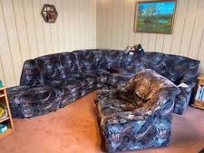 Sofagarnitur 5teilig Microfaser. variabel, Top Zustand