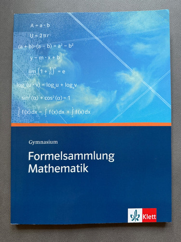 Formelsammlung mathematik - formelsammlung,