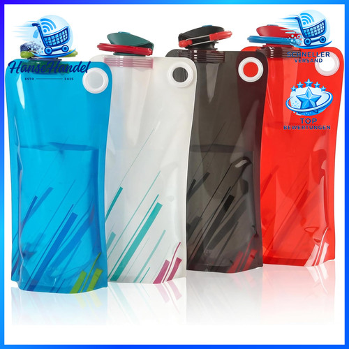 Faltbare trinkflasche 1000ml - faltbare,