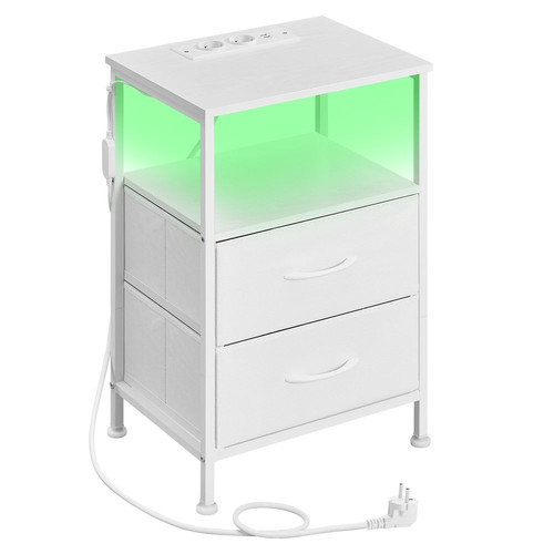 Nachttisch mit led beleuchtung - nachttisch,
