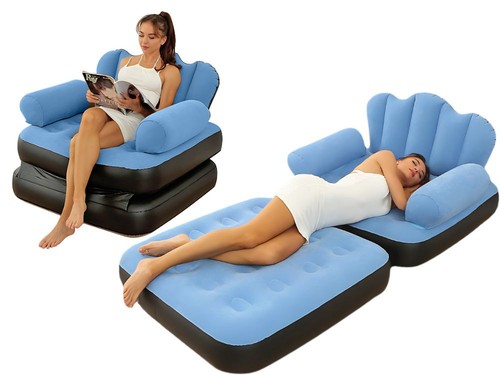 Aufblasbares sofa 2in1 sessel - aufblasbares,