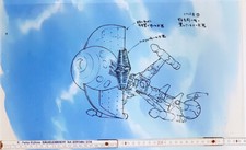 Captain Future original ANIME CEL COMET Studio interna settei Japan 1978 TOEI