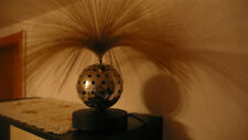 Glasfaserlampe 70 er Jahre Kugel mit Farbwechsler Vintage