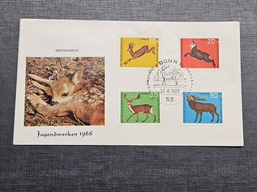 1966 bund fdc erstagsbrief - fdc,