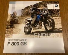 Prospekt BMW F 800 GS Enduro von 2011,  8 Seiten + Beilage