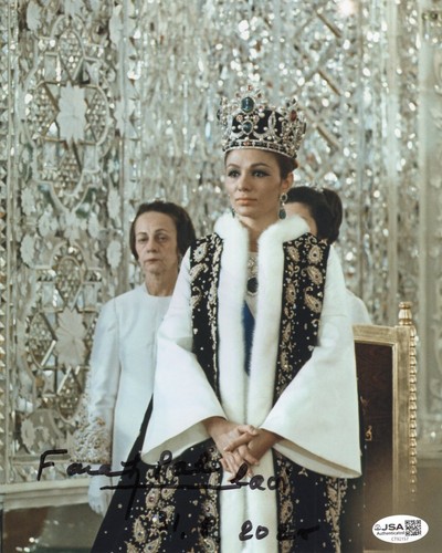 Farah pahlavi signed queen - farah, of