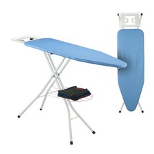 Bügelbrett Bügeltisch Bügelhilfe Dampfbügelbrett Bügelständer Bügelstation blau