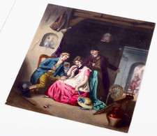 Original Lithografie handkoloriert Biedermeier um 1830/1840