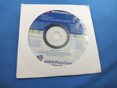 Original motorola software - cd,