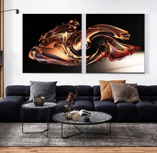 Leinwand bild set bis - leinwand, bild-set