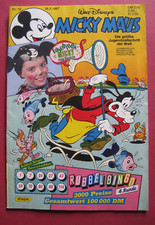 Micky Maus 1987 |  Nr. 10  | Ehapa | Z 1- | mit Beilage FASCHINGSMASKE