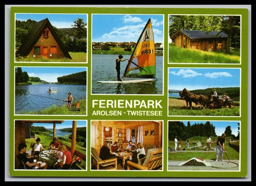 Ansichtskarte ferienpark - ansichtskarte,