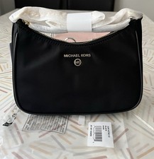 NEW Michael Kors - Jet Set Charm Small Black Nylon Shoulder Bag