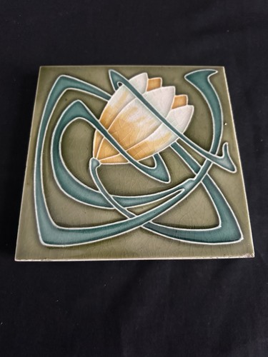 Antike jugendstil fliese - jugendstil,