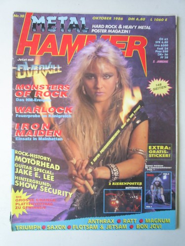 Metal hammer 1986 warlock - -,