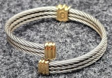 Philippe Charriol Armreif CELTIC Serie - Armband 3 x 2,5mm Edelstahl / Bicolor