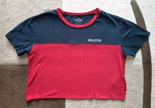 Hollister T-Shirt Damen Shirt Kurzärmliges Oberteil Gr.  M Neuwertig 