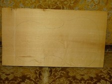 Tonholz, Tonewood, alte ganze Decke für Geige, old one-piece violin,