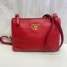 Prada Vitello Daino Double Zip